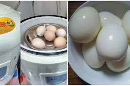    Tips Cara Merebus Telur Menggunakan Rice Cooker Sambil Masak Nasi. Simpel, Hemat Waktu dan juga Hemat Listrik Bun