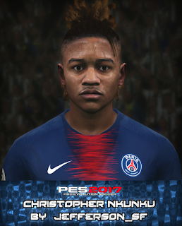 PES 2017 Faces Christopher Nkunku by Jefferson_SF