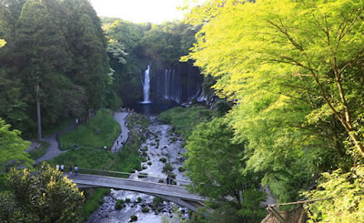 Vista da cachoeira, do alto