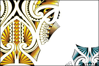 maori tattoo design printed canvas posters