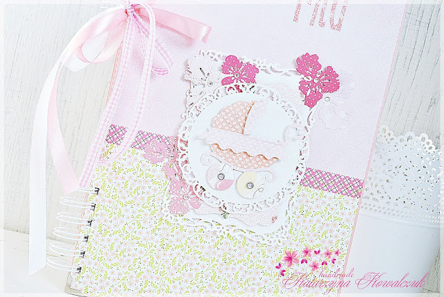 album na zdjęcia dla dziewczynki scrapbooking