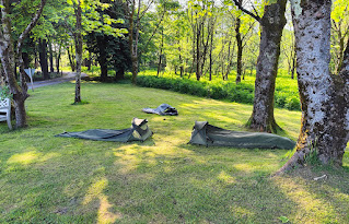 Camping place at Laphraoig