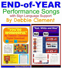 End of Year Performance Songs for Kindergarten and Preschool