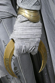 Moon Knight glove costume detail