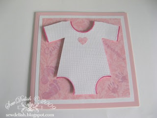 Cricut Expression Plantin Schoolbook cut make baby onesie outfit card