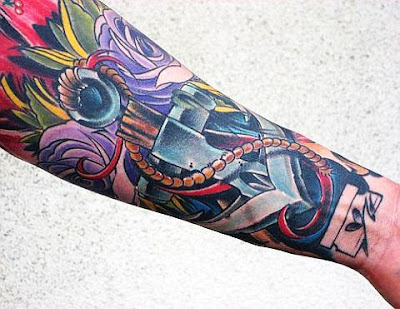 anchor tattoos. Nice and Colorful Anchor