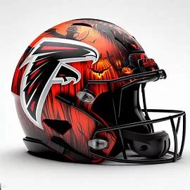 Atlanta Falcons Halloween Concept Football Helmet