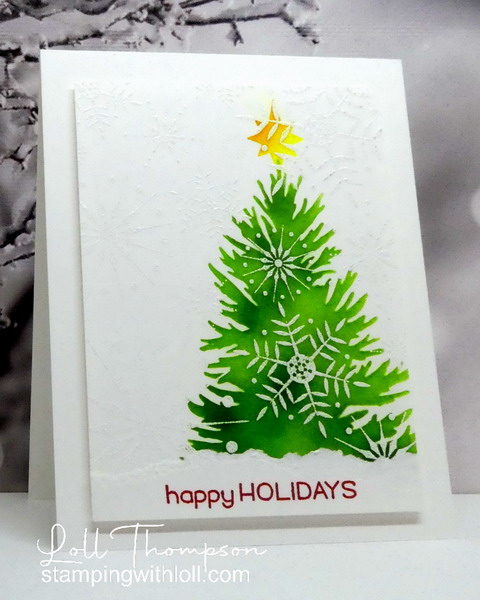 Hero Arts - Stencil - Color Layering O Christmas Tree Stencils