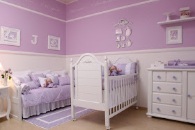 decoração quarto de bebe feminino decorados fotos