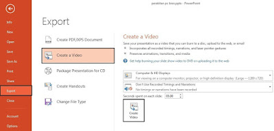 Cara Mengubah PowerPoint Menjadi Video
