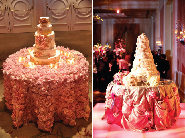 Pictures Of Wedding Cake Tables