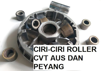 Begini Ciri-ciri Roller CVT Motor Matic Sudah Aus dan Peyang