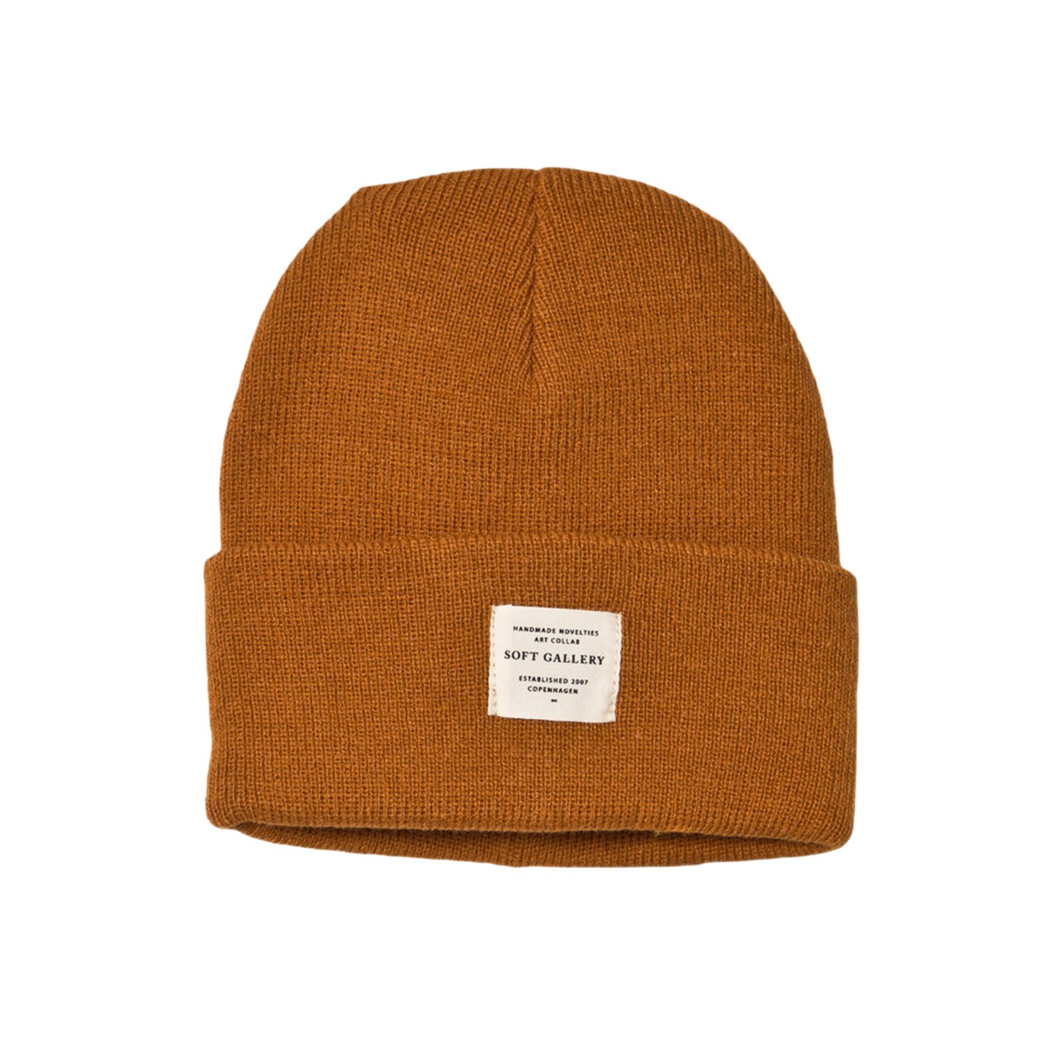 Kids Orange Pumpkin Spice Beanie from Soft Gallery