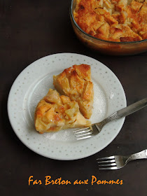 Far Breton aux pommes, Far breton With Apples