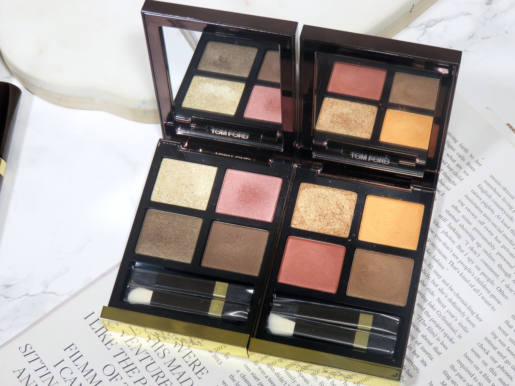 Tom Ford Visionaire Eye Color Quad Review and Swatches