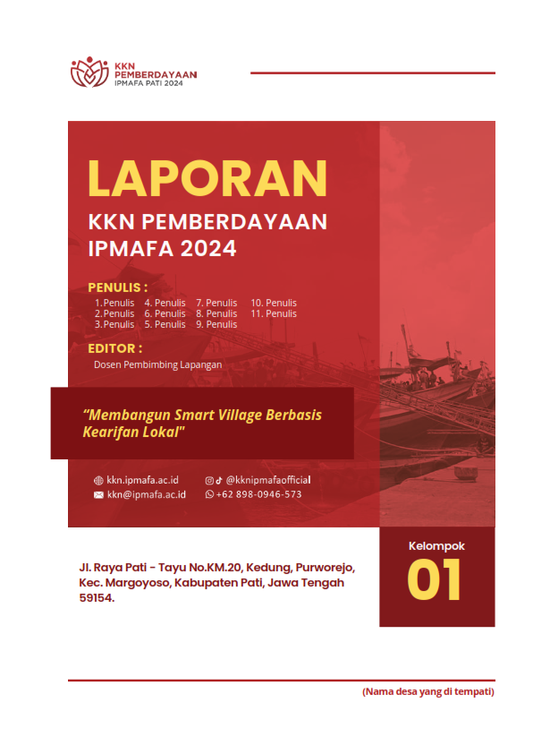 FORMAT LAPORAN KKN IPMAFA 2024