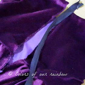 DIY Purple frock 2 @colorsofourrainbow