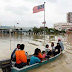 Ribuan Warga Malaysia Mengungsi Karena Dilanda Banjir