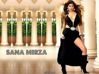 Bollywood Babe Sana Mirza Hot Thighs Exposing Photos