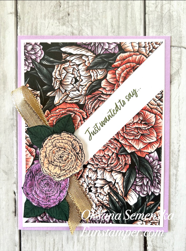 Fun Stamper - Oksana Semenska: Favored Flowers Cards