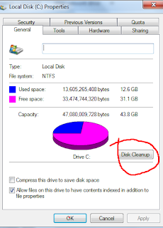 disk cleanup