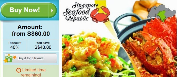 Singapore Seafood Republic cash voucher offer,  JUMBO Seafood, Tung Lok Seafood, Palm Beach Seafood, The Seafood International Market & Restaurant, Resort World Sentosa
