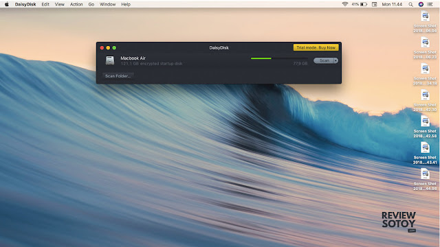 Review aplikasi daisydisk untuk membersihkan memori mac