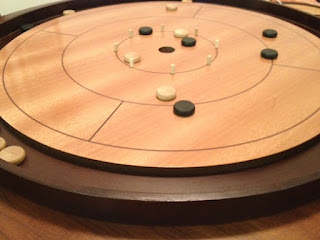 mid round of Crokinole