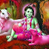 Baby Krishna Cute Wallpapers With Cow Background