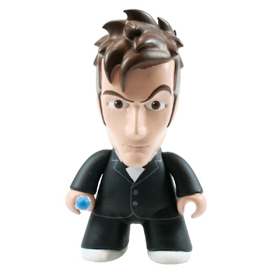 San Diego Comic-Con 2013 Exclusive Tuxedo Variant 10th Doctor Vinyl Mini Figure by Titan Entertainment & Matt JOnes