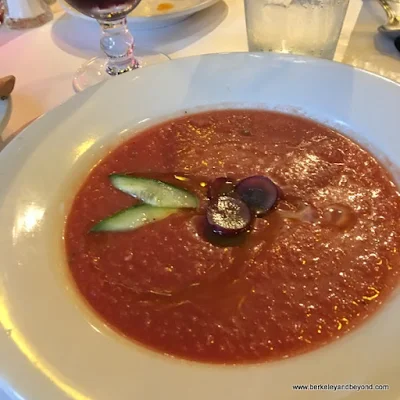 gazpacho soup at Barcelona restaurant in German Village in Columbus, Ohio
