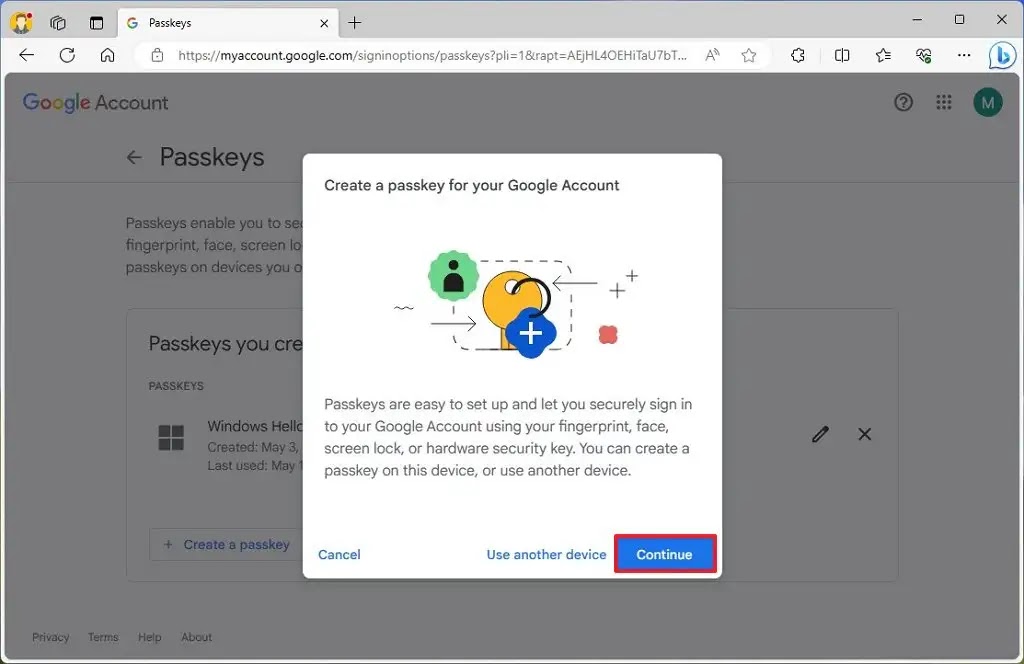 Passkeys