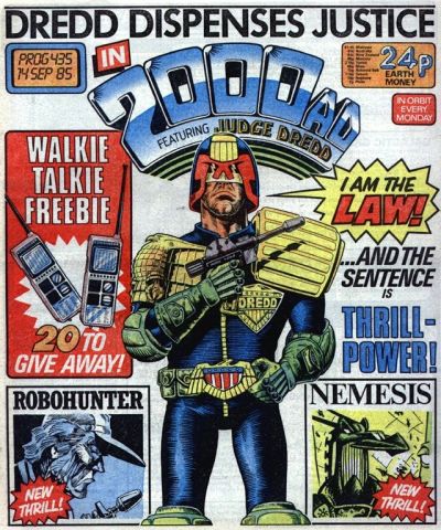 2000 AD, Prog 435, Judge Dredd