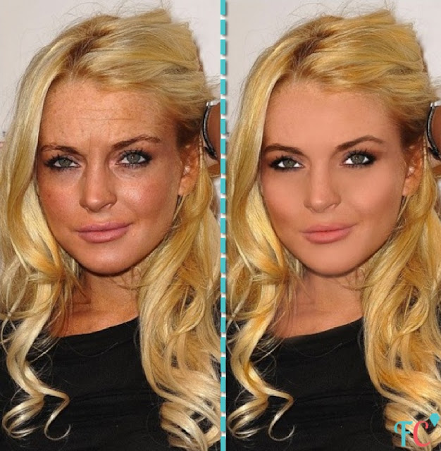 Lindsay-Lohan smill face