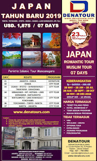 Paket Tour Muslim Jepang Tahun Baru 2019