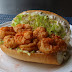 Firecracker Shrimp Roll with Crab Aioli - A Fourth of July Po'Boy