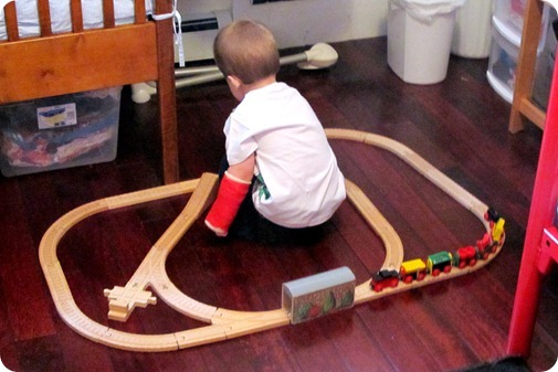 Playing Trains One Handed