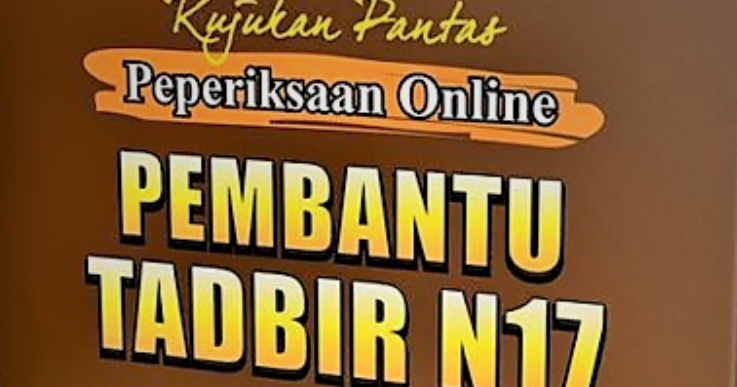 Contoh Soalan Peperiksaan Online Pembantu Tadbir 