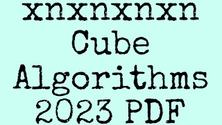 Nxnxn Cube Algorithms PDF download