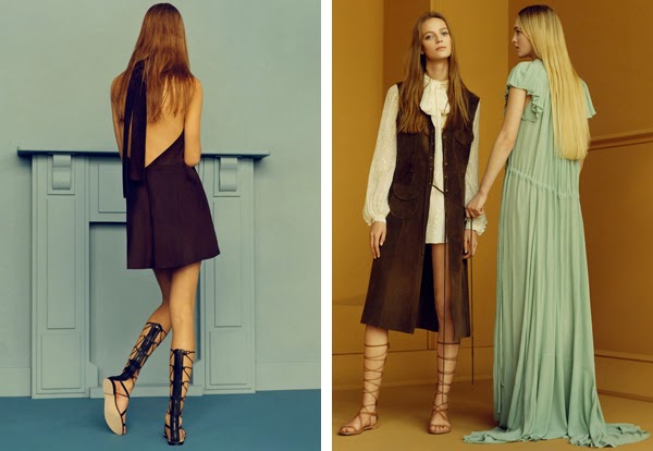 Zara woman primavera verano 2015 moda tendencia vestidos sandalias romanas