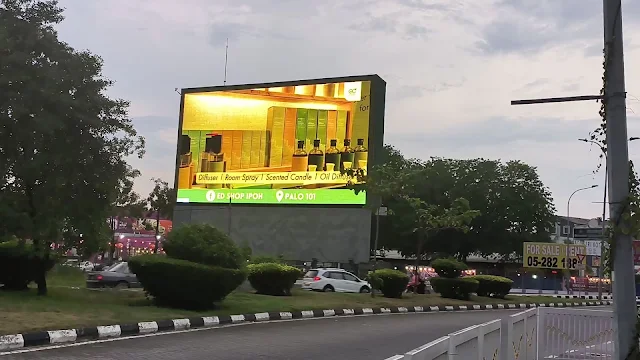 Ipoh LED Screen Advertising Malaysia Jalan Sultan Iskandar Digital OOH Advertising
