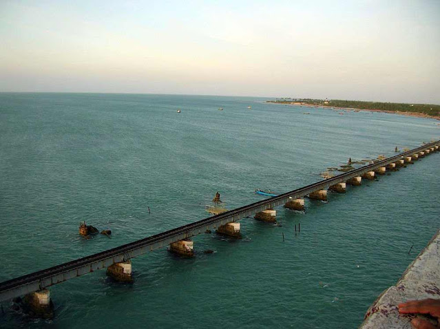 adam bridge in rameshwaram