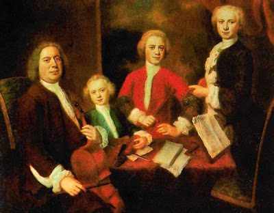 Identificado durante mucho tiempo como un retrato de la familia Bach, bien podría serlo de la familia Abel