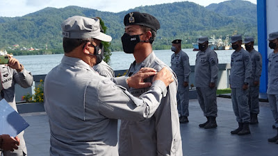 Personel Bakamla RI di Zona Maritim Timur Latihan Kesiapan Operasi