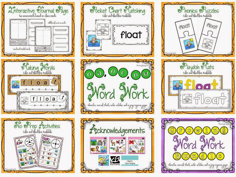 http://www.teacherspayteachers.com/Product/Phonics-Word-Work-oa-oe-ow-1204735