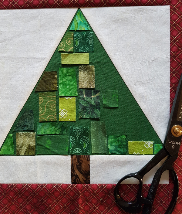 Ticker Tape Tree quilt block | DevotedQuilter.com