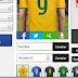 Camisetas de futbol virtuales con tu nombre