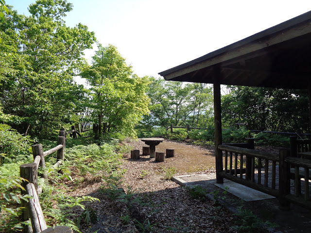 緑水湖の展望広場