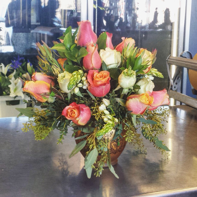 Floral arrangement by The Flower Shoppe in Blaine MN