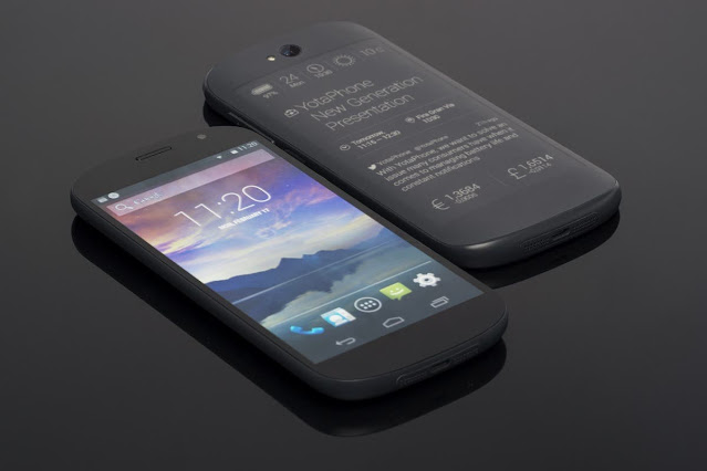 Yotaphone smartphone teléfono Ruso